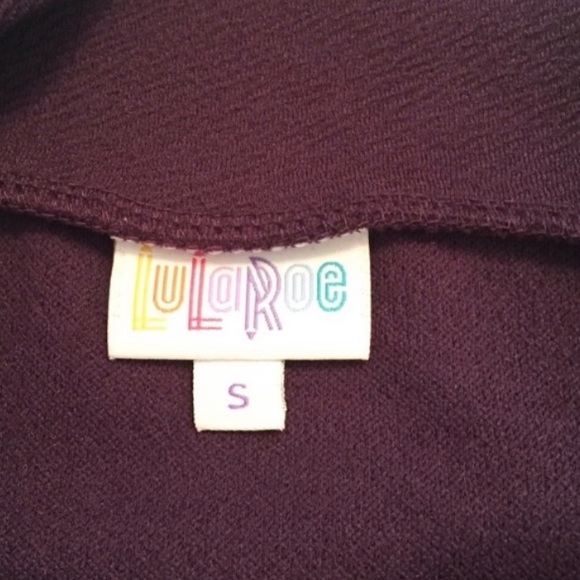 LULAROE NWT Purple Cassie Style Pencil Skirt - Picture 3 of 4